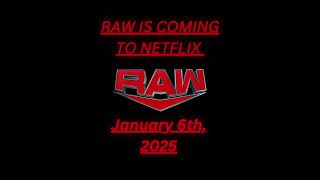 RAW IS COMING TO NETFLIX ON JANUARY 6TH 2025 AT LOS ANGELES [upl. by Anilemrac219]