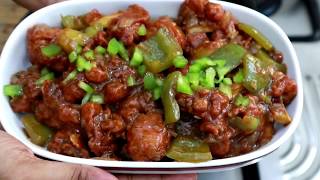 Gobi Manchurian Gravy in Malayalam  Restaurant Style Gobi Manchurian Recipe [upl. by Eixela739]