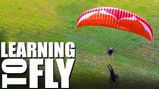 CHEAPEST WAY TO LEARN TO FLY  Paramotor Solo [upl. by Nennek]