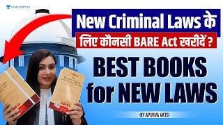 🚨New Criminal Laws Best Bare Acts amp Books [upl. by Zemaj]