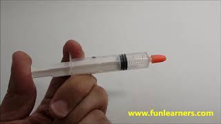 rubber stopper for small syringe [upl. by Brunell]