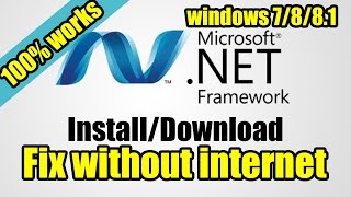 How to fix NET Framework 354540 for Windows 7881 error Solved [upl. by Netsua]