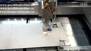 POSSIBLE Machine60W Co2 laser cutter cutting 6mm MDF photo frame [upl. by Neibaf]