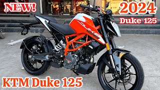 New 2024 Model Ktm Duke 125 Review  Ktm Duke 125 New Model 2024  ktm duke 125 vs mt 15 [upl. by Hopper736]