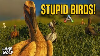 STUPID THIEVING BIRDS  A Lame Wolf Skit ARK Survival Evolved [upl. by Eekcaj]