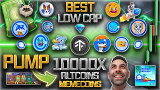 10 UNDISCOVERED 10000X ULTRA LOW CAP MEGA EARLY BASE MEMECOINS amp AI ALTCOINS TIME SENSITIVE FAST [upl. by Charlena]