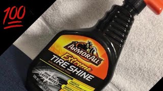 Armor All Tire Shine CMon Is it worth it [upl. by Alphonsine]