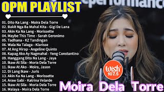 MOIRA DELA TORRE💖 BAGONG OPM HUGOT WISH 1075 PLAYLIST 2023 💝 BEAUTIFUL OPM LOVE SONGS [upl. by Naahs512]