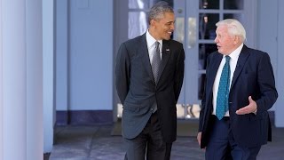 Sir David Attenborough and President Obama The Full Interview [upl. by Yahc]