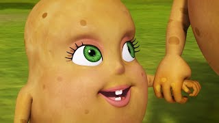 Aloo Kachaloo Sadak Kaise Paar Karta Hai  Hindi Rhymes for Children  Infobells [upl. by Enovad]