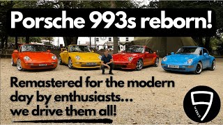 PORSCHE 993s REMASTERED Modified with modern tech… how do these classic 911s drive [upl. by Maurita]