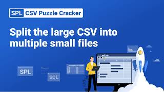 Split the Large CSV into Multiple Small Files🗂️💼 SPL  CSV Puzzle Cracker [upl. by Annauqahs]