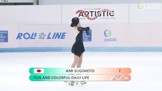 Artistic International Series World Cup Triestre EspoirAmi Sugimoto [upl. by Aissila108]