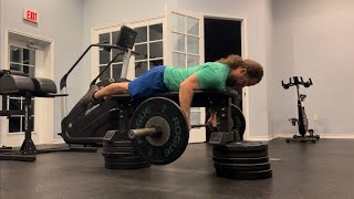 Prone Row Barbell Exercise Demonstration [upl. by Lulu588]