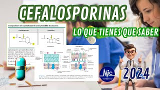 RM24 Antimicrobianos Cefalosporinas Primera segunda tercera y cuarta generación Est MyC [upl. by Netsirt]