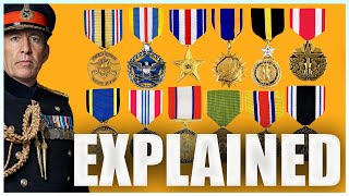 EVERY Military Award Explained Ribbons and Medals [upl. by Iggem]