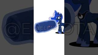 BLAZING THUNDER amp PRINCESA LUNA 2 shorts mylittlepony mlp memes animação desenho thickofit [upl. by Sirak]