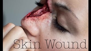 Fracture du nez  SFX makeup  Skin wound  Wax  Cire  English Subtitles [upl. by Alexi]