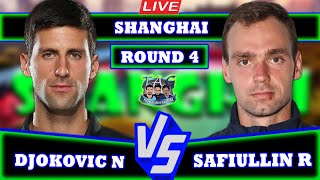 🔴LIVE N Djokovic vs Safiullin R • Shanghai Masters ATP1000 2024 Round 4 Djokovic sinner Shangha [upl. by Hegyera]