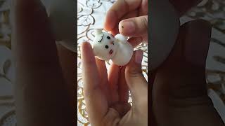 aesthetic cold porcelain clay Arts strawberry cat 🍓🍓🍰🍰🐱diy [upl. by Medin]