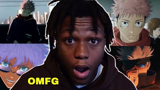 REACTING to Jujutsu Kaisen Openings 14 呪術廻戦 for THE FIRST TIME [upl. by Nomzed]