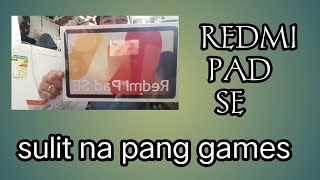 Redmi Pad SE 256gb  mura na at magandang pang games [upl. by Ahseekal]