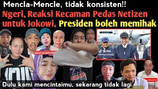 Ngeri Reaksi luapan kemarahan Netizen lihat Jokowi bilang Presiden boleh berpihak [upl. by Aicil]