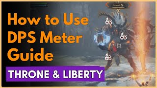 Throne and Liberty DPS Meter Guide [upl. by Cohin]