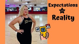 Roller Skating  Expectations vs Reality  Social Media [upl. by Lisk]