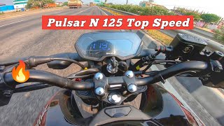 Bajaj Pulsar N125 Top Speed amp Gear Challenge 🔥 [upl. by Bilek]