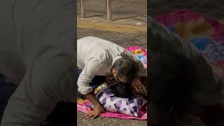 This winter help a homeless with a blanket🙏❤️ humanity shorts help shortvideo hussainmansuri [upl. by Lupiv224]