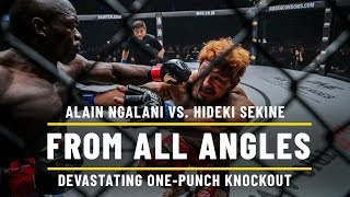 Alain Ngalani vs Hideki Sekine  ONE From All Angles [upl. by Fabiolas]