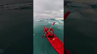 No drones allowed over the Glacier Lagoon in Iceland Well no problem I just use the insta360 X4 [upl. by Ellenuahs849]