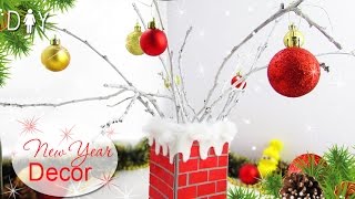 DIY NEW YEAR ROOM DECOR 🎅🎄Santas CHIMNEY [upl. by Jelena]