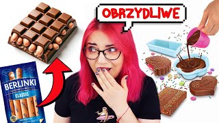 Zrobiłam PARÓWKI w CZEKOLADZIE 🤮🍫 obrzydliwe [upl. by Teodora]