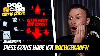 KRYPTO CRASH 💥 Diese 5 Coins habe ich JETZT nachgekauft Marktupdate [upl. by Atekihs]