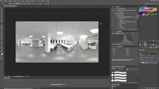 8K equirectangular Photoshop automation 1st pass process [upl. by Thomas]