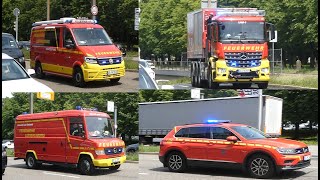 500Abos 4Achser WLF Einsatz für den Rüstzug mit quotneuemquot WLFK der Feuerwehr Ludwigsburg [upl. by Crawford544]