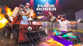 Dude Perfect vs Mark Rober Battle Bots [upl. by Mundy]