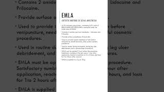 EMLA  Eutectic Mixture of Local Anesthesia neetmds [upl. by Keon]