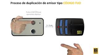 PROCESO PARA COPIAR MANDO CODIGO FIJO CON HR MULTI 2 [upl. by Ettenoitna134]