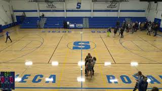 Seneca High School vs Cashton High School Girls Varsity Basketball [upl. by Relyhs]