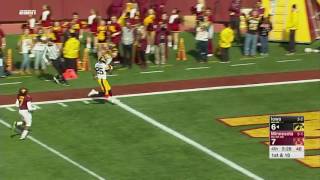 Akrum Wadley Gives Iowa the Lead on 54YD TD Run vs Minnesota [upl. by Enier]