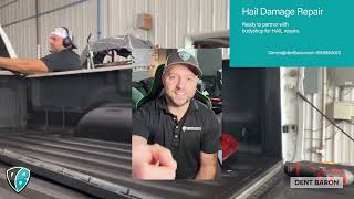 HAIL damage gig Paintless Dent Repair  Dent Baron Raleigh NC [upl. by Inaej]