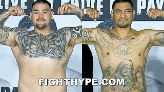 ANDY RUIZ VS CHRIS ARREOLA WEIGHIN quotLIGHTEST EVERquot amp FINAL FACE OFF [upl. by Viradis]