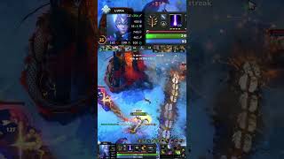 Raining Down Moon Glaives Lunas Ultimate Domination dota2 dota2rampage [upl. by Klusek]