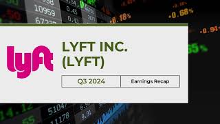 Lyft LYFT Q3 2024 Earnings Record Revenue Strong Growth in Riders amp Key Partnerships [upl. by Anigar]