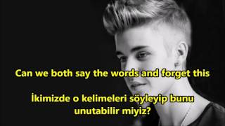 Justin Bieber  Sorry İngilizceTürkçe Altyazı EnglishTurkish Subtitle [upl. by Esther]