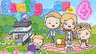 miga world Family home 🏡 family of 4👨‍👩‍👧‍👦Home Decoration 🌿mary games [upl. by Shalom]