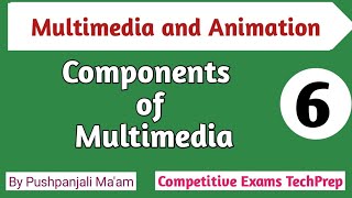 Lec 16 Components of Multimedia in Hindi [upl. by Korie]